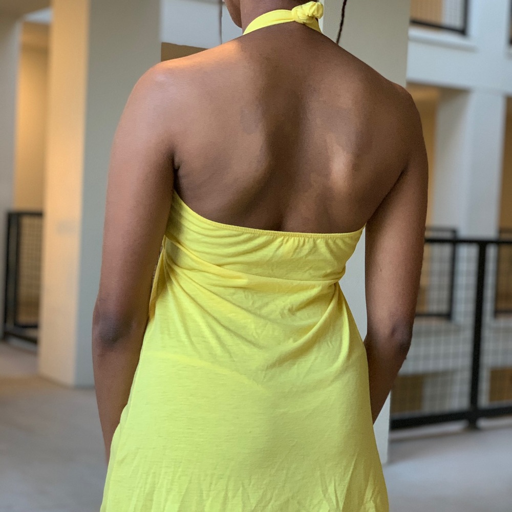 Yellow Versatile Halter With Light Padding - image 4